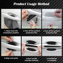 16PCS Car Door Handle Scratch Protector Set- 8PCS Clear Transparent & 8PCS Carbon Fiber Sticker Guard Cover Avoiding Scratches Auto Accessories for SUV Cars-3