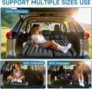 Inflatable SUV Air Mattress Bed Car Mattress for SUV Double-Sided Flocking Travel Camping Bed Car Sleeping Mattress for Universal SUV with Air Pump 2 Pillows-3