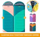 Camping 32 Sleeping Bags for Adults Kids Teens Cold Weather Warm Sleeping Bag Winter for 3-4 Season Camping Camping Gear Equipment Traveling and Outdoors-2