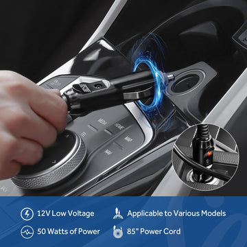 12-Volt Heated Car Blanket Portable Electric Blanket with 3 Heating Levels & 4 Hours Auto Off for Car Truck SUV RV or Camping Machine Washable 59 X 43 Charcoal - 0