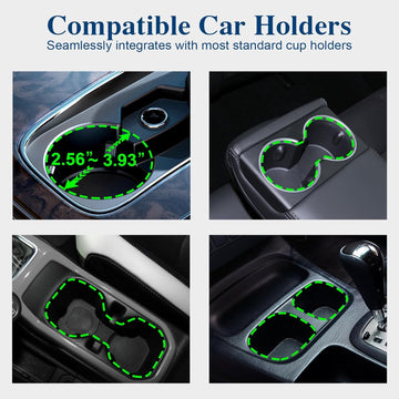 Car Cup Holder Expander Cup Holder Extender Adapter with Expandable Arm and Adjustable Base Compatible with Yeti Ramblers 14-64oz Hydro Flasks 18-64oz Most Coffee Mugs Bottles & Cups - 0