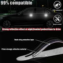 8Pcs Car Door Handle Protector Reflective Sticker 3D Carbon Fiber Universal Door Handle Scratch Protector Cover Self-Adhesive & Non-Marking Paint Guard Protective Films (White)-4