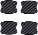 4Pcs Car Door Handle Protective Films Universal 3D Carbon Fiber Car Door Handle Paint Protection Film for Grip Recesses(S)-1