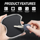 4PCS Car Door Handle Protectors Anti-Scratch TPU Carbon Fiber Protective Film 3D Door Cup Sticker Universal Fit for Most Cars SUVs Trucks Car Exterior Accessories-5
