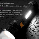 Solar/Rechargeable Multi Function 1000 Lumens LED Flashlight with Emergency Strobe Light and 1200 Mah Battery Emergency Power Supply and USB Charging Cable Fast Charging (1PC)-3