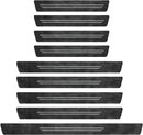 9 PCS Car Door Sill Protector Waterproof Carbon Fiber Style Car Door Entry Guard Sill Protector Anti-Scratch Door Threshold Strips Stickers for Most Vehicles Car Accessories-1