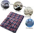 Electric Car Blanket Heated 12-Volt Polar Fleece Electric Blanket Travel Throw for Car Truck SUV RV - Great for Winter Home Road Trip and Camping Use (58x41)-5