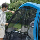 SUV Tent for Camping and Hiking Lightweight with Rainfly and Tent Stakes 6 x 6.5 Universal Tailgate Tent for Cars SUVs Trucks Hatchbacks-5