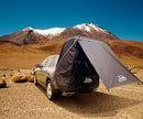 SUV Camping Tent Car Tailgate Shade Awning with Screen Net Waterproof 3000MM UPF 50+ Black (Small)-5