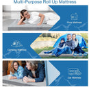 CertiPUR-US Memory Foam Camping Mattress Portable Roll Up Travel Sleeping Pad & Floor Mattress Cot Guest Bed for Sleepover with Waterproof Cover & Travel Bag-4