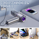 Car Vacuum Portable Cordless 20000PA High Power Mini Vacuum Cleaner 4-in-1 Compressed Air Duster & Air Blower & Pump Hand Held Vacuum with Brushless Motor for Car Home Office Camping-3
