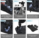 Car Bed SUV Air Mattress Car Air Mattress with Home Power Adapter Electric Pump 2 Inflatable Pillows and 2 Footrests for Back Seat Side Seat Trunk Sleeping Thickened Camping Bed - Black-3