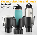 Car Cup Holder Expander Cup Holder Extender Adapter for Car with Adjustable Base Fits YETI 24/36/46oz HydroFlask 32/40oz Large Water Bottles in 2.7-4.2 (16-46 OZ)-3