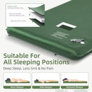 Memory Sleeping Pad 3.1 Ultra-Thick Foam Sleeping Mats for Camping Easy Inflate&Deflate 9.5 R-Value Insulated Camping Mattress Pad with Pillow for Car Travel Tent-6