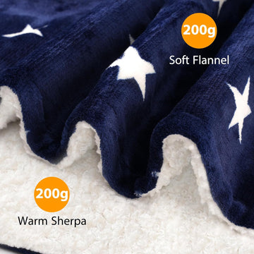 Car Heated Blanket - 12-Volt Portable Blanket for Car Truck SUV RV - Soft Flannel and Sherpa - Travel Size 59 x 43 - 0