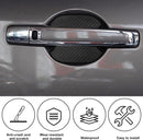 4PCS Car Door Handle Stickers Scratch Protectors Carbon Fiber Car Door Handle Bowl Sticker Universal Door Handle Protective Film for Most Models (Medium)-7