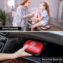 Mini First Aid Kit - 150 Piece Small Waterproof Hard Shell Medical Kit for Home Car Travel Camping Truck Hiking Sports Office Vehicle & Outdoor Emergencies- Small First Aid Medical Kit (Red)-6