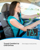 Ventilated Car Seat Cover 12V Cooling Seat Cushion for Cars Automotive Adjustable Temperature Cooling Car Seat Cover Fit for SUV Truck Office Pad-3