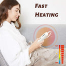 Electric Heated Blanket Throw Super Cozy Soft 2-Layer Flannel 50 x 60 Heated Throw with 3 Heating Levels & 4 Hours Auto Off Machine Washable ETL&FCC Certified Home Office Use Camel-6