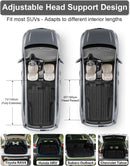 SUV Air Mattress for Trunk: Upgraded Car Camping Mattress with Flocked Surface and Extra Thick Bottom Van Sleeping Bed for Back Seat with Pump Nozzle Repair Patch Carry Bag-5