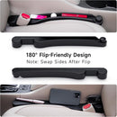 Car Seat Gap Filler Set of 2, Soft Foam Multifunctional Seat Side Gap Filler with Organizer & Hook Function, 3in1 Gap Stopper Universal Fit Car SUV Truck Fill The Gap Between Seat & Console-5