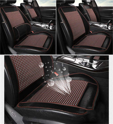 Cooling Car Seat Covers Protector Cushion Standard Size Full Air Flow Ventilated Cover Pad Mat Breathable for Car Seat Driver Auto Chair Pads - 0