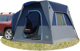 5 Person SUV Tent Weather Resistant Portable for Car SUV Van Camping Includes Rainfly and Storage Bag 10 W X 8 L X 7.1 H Blue