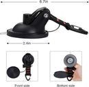 Suction Cup Hooks Heavy Duty 4 Pieces Car Camping Essentials Upgraded Tie Down Suction Cup Camper Accessories with Securing Hook Strong Power for RV Boat Window Glass Camping Trap.(4 pcs)-6