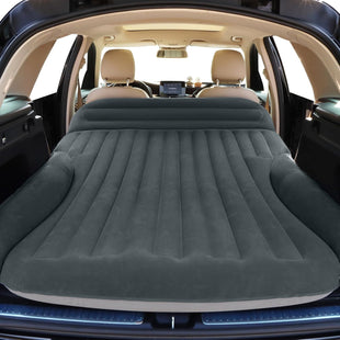 SUV Air Mattress with Double-Sided-Thick Flocked/with The Most Complete Sleeping Accessories/Car Mattress with Pump & Built-in Pillow/Car Air Mattress for Auto Camping Road Trip