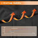 Heated Car Blanket 12-Volt Electric Blanket for Car Truck SUV RV Portable Heated Throw for Camping Charcoal 59 x 43-4