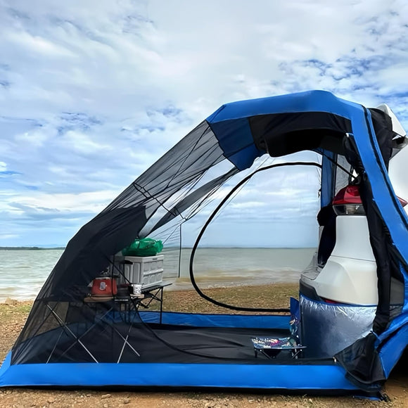 SUV Tent for Camping and Hiking Lightweight with Rainfly and Tent Stakes 6 x 6.5 Universal Tailgate Tent for Cars SUVs Trucks Hatchbacks