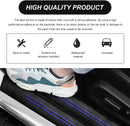 4 PCS Car Door Sill Protector Waterproof Carbon Fiber Style Car Door Entry Guard Sill Protector Anti-Scratch Door Threshold Strips Stickers for Most Vehicles Car Accessories (Blue-4pcs)-5