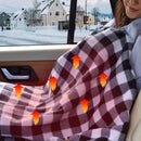 Heated Blanket Electric Blanket Throw 58.3x 41.76 Easy Controller Fast Heating Levels UL Certification Overheating Protection Fleece Heating Blanket-5