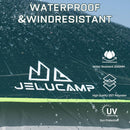 SUV Tents for Camping 6 Person Waterproof Car Family Camping Tent with Tailgate Attachment for SUV Jeep Truck with Cap Easy Setup Large Tent for Outdoor Camping Dark Green-4