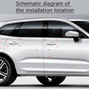 14 pcs car Door Wrist Scraper Door Bumper Strip Bumper Strip Anti-Friction Anti-Scratch Trim car Door Handle Anti-Scratcher-5