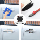 4PCS Car Door Protector+4PCS Car Door Handle Protector Sports Car Door Handle Scratch Protector Universal Car Door Edge Protector Car Decorations Fit Most Car SUV Truck-3