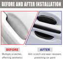 8Pcs Car Door Handle Bowl Sticker Reflective Car Door Handle Paint Scratch Protector Self-Adhesive Scratch Collision Protection Guard Auto Exterior Decor Universal for SUV Truck RV (Black)-5