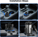 Car Cup Holder Expander Large Cup Holder Adapter for Car Water Bottle Holder Extender Adjustable Drink Holder for Car Fits Yeti Hydro Flask 24/32oz Black-7