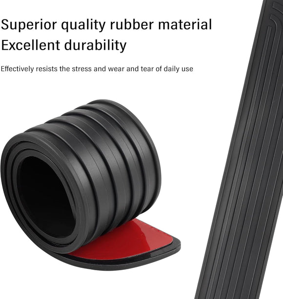 4PCS Car Door Sill Protector Anti-Scratch & Waterproof Car Door Sills Scratch Protection Universal Car Exterior Accessories Automotive Door Entry Guard for Car Truck SUV (Black Width 1.57)