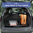 Folding Car Bed with Adjustable Height and Length Camping Bed 600D Oxford Fabric Mattress Carbon Steel Frame Sleeping Platform for Vehicle 39.5-71.5 x 33.5 x8.3-10.6 (Short-Legs)-4