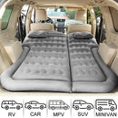 SUV Air Mattress Camping Bed Cushion Pillow - Inflatable Thickened Car Air Bed with Air Pump Portable Sleeping Pad Mattress for Home Car Travel Camping Upgraded Version - Grey-2