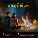 Fire Color Changing Packets - Fire Pit Campfires Outdoor Fireplaces Bonfire - Fire Color - Perfect Fire Camping Accessories for Kids & Adults (12 Pack)-6