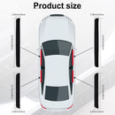 Car Door Threshold Protection 4PCS Door Edge Step Dust Shield Cover Door Width 23.6x2.36inch Car/SUV Universal Rubber Scratch Resistant Exterior Accessories (Black)-6