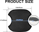 4PCS Car Door Handle Stickers Scratch Protectors Carbon Fiber Car Door Handle Bowl Sticker Universal Door Handle Protective Film for Most Models (Medium)-4