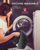 12V/24V Car Electric Blanket for Back Pain Relief 4 Heat Settings 11 Auto-Off Portable Mini Travel Blanket for Back Pain Neck Shoulders and Cramps Relief 12 x 24 Washable-5