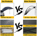 Versatility Camping Tent for Truck Bed SUV RVing Van Trailer and Overlanding Portable Teardrop Awning Canopy Tear Resistant Tarp with 2 Sandbag-4