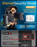 Car Phone Holder Mount Phone Mount for Car Windshield Dashboard Air Vent Universal Hands Free Automobile Cell Phone Holder Fit for iPhone Smartphone Carbon Fiber-4