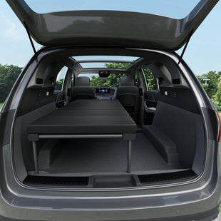 Folding Car Bed with Adjustable Height and Length Camping Bed 600D Oxford Fabric Mattress Carbon Steel Frame Sleeping Platform for Vehicle 39.5-71.5 x 33.5 x8.3-10.6 (Short-Legs)