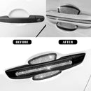 8pcs Bling Car Door Handle Protector Stickers Crystal Rhinestone Glitter Car Door Handles Cup Scratch Protectors Decals Universal (White & Black)-4
