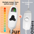 Heated Blanket Electric Throw 50X60 Heating Blanket with 10 Heat Levels 8 Hours Auto-Off Overheat Protection Fall & Winter Lap Office Chair Blanket Dorm Room Grandma Gift ETL Misty Grey-2